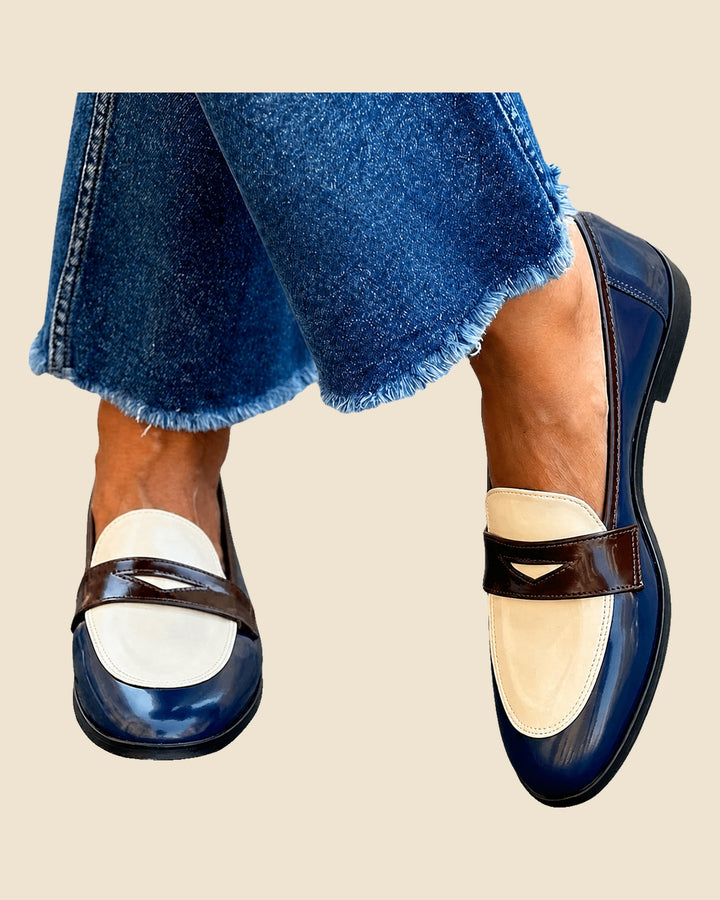 Claudia - Mocasines de Contraste