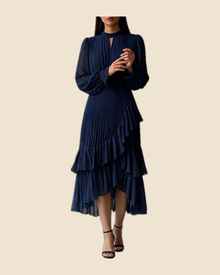 Cristina - Vestido midi plisado