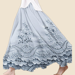 Daniela - Falda maxi bordado