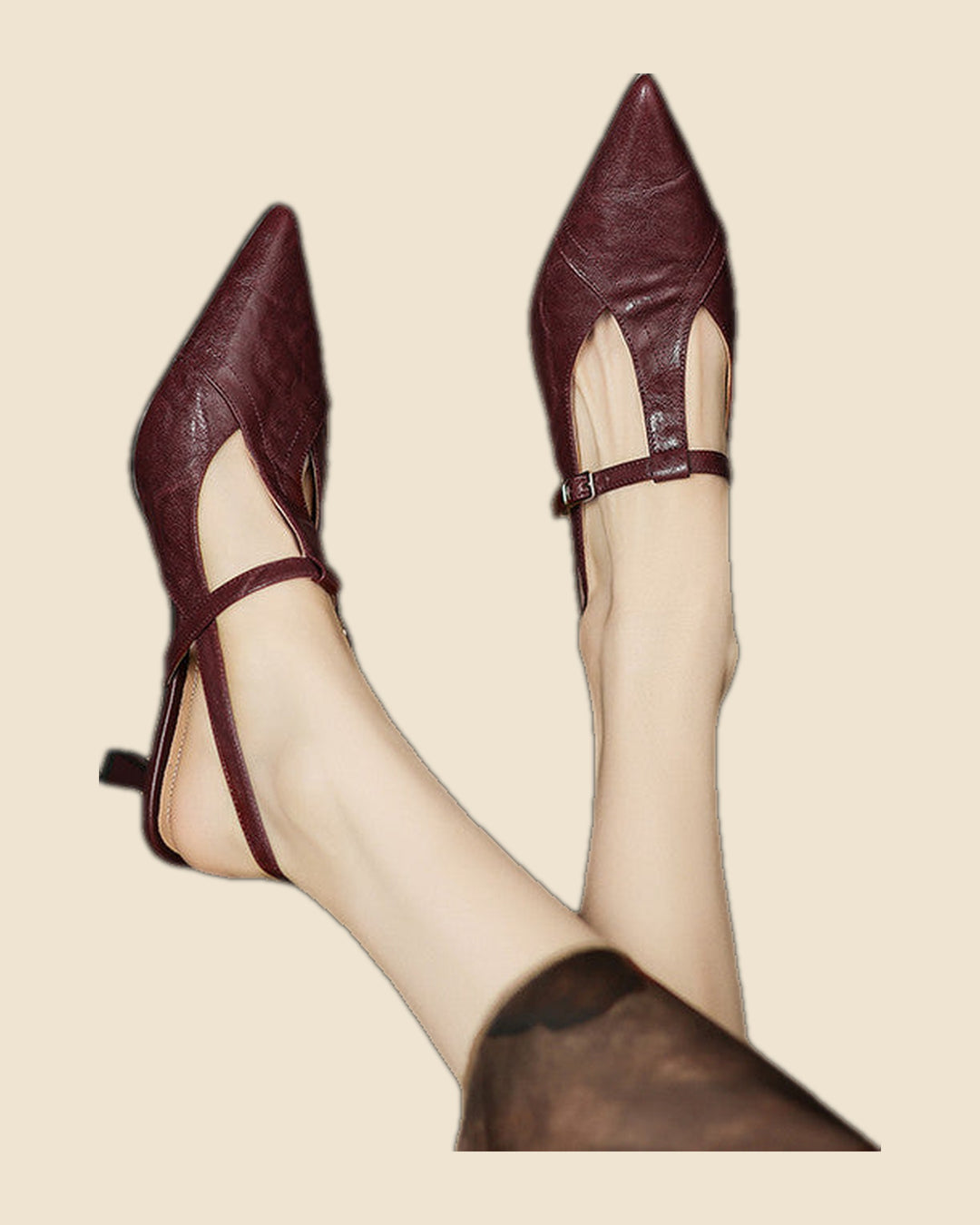 Dolores - Tacones elegante de cuero