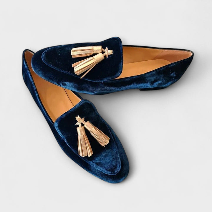 Quinnlyn - Mocasines con flecos vintage