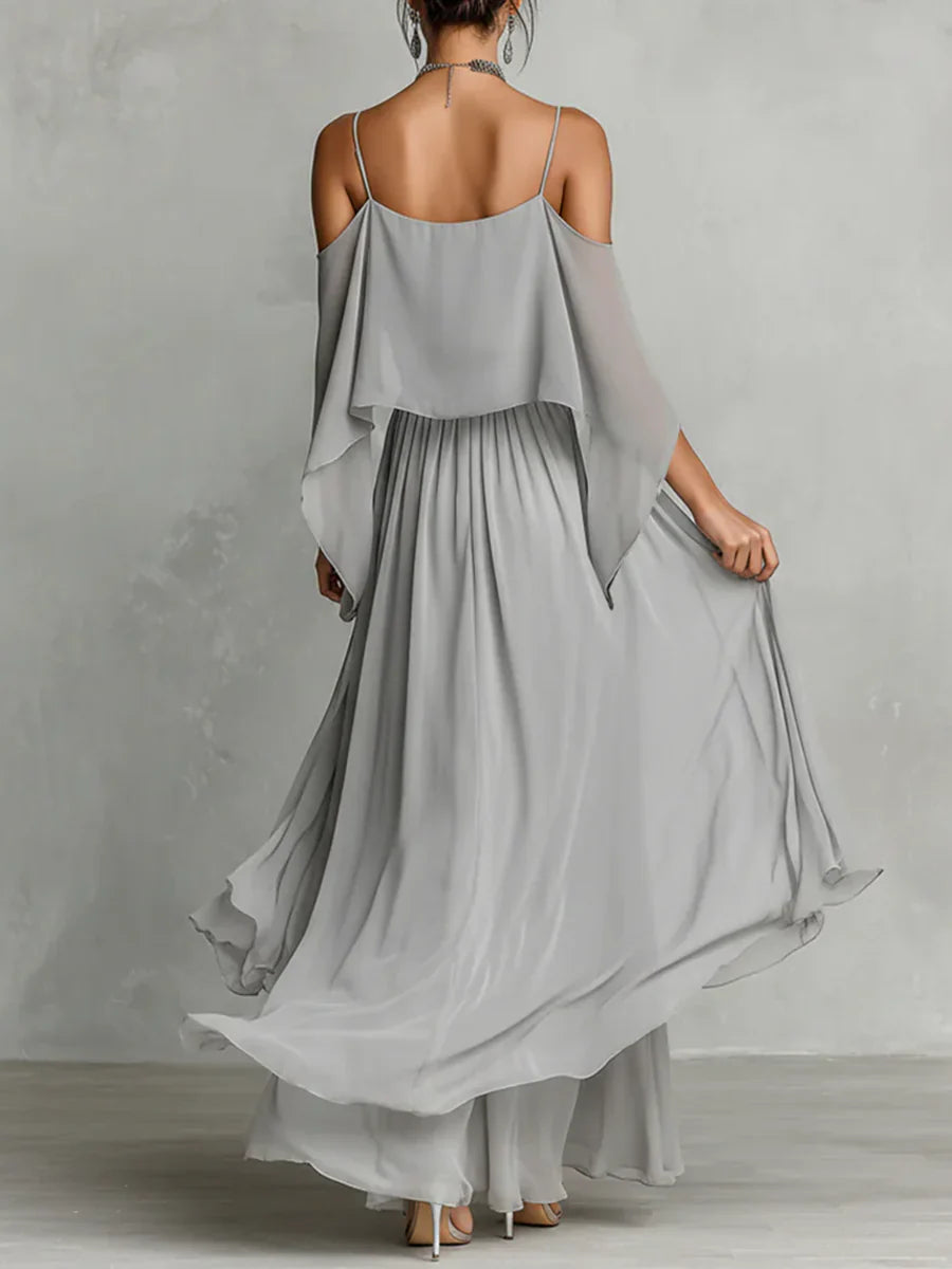 Sofia - Conjunto fluido gris