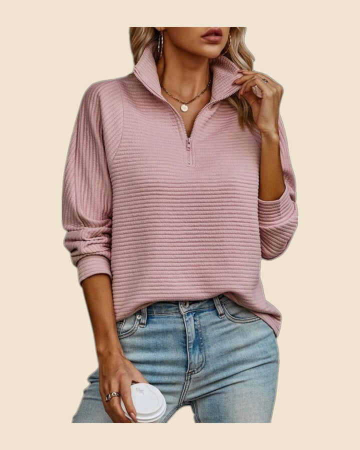 Elena - Jersey mini con cremallera