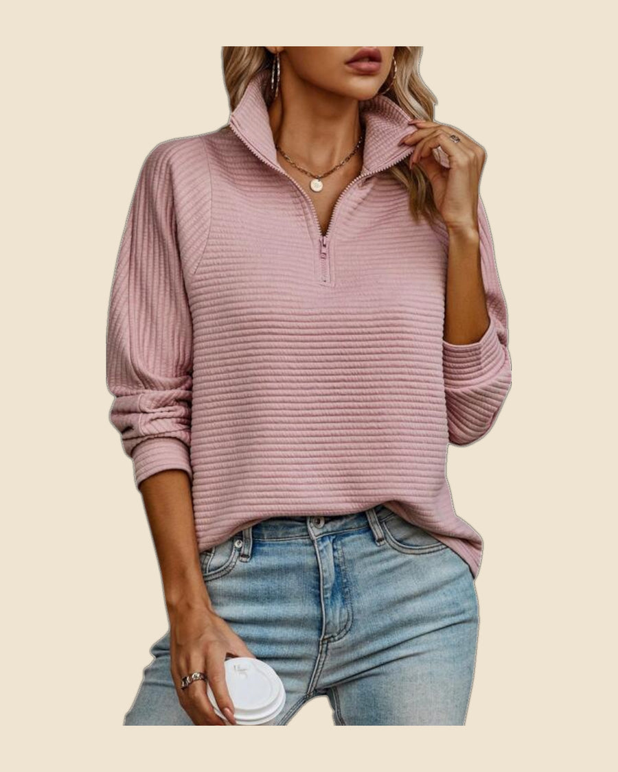 Elena - Jersey mini con cremallera