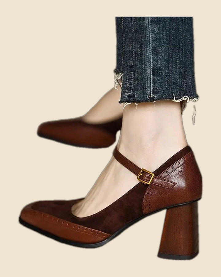 Esther - Tacones elegante de cuero