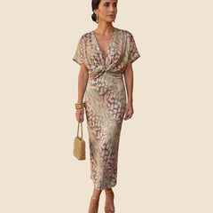 Eva - Vestido midi con lazo