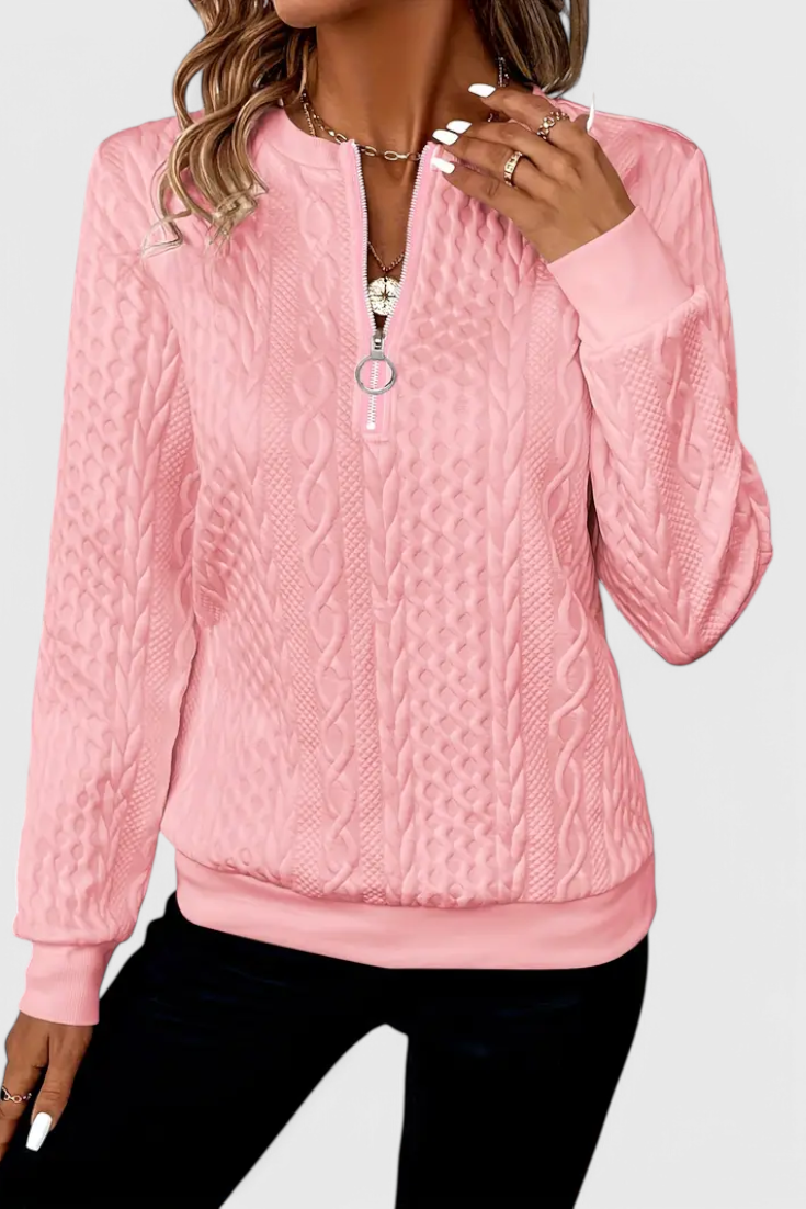 Victoria - Jersey mini con cremallera