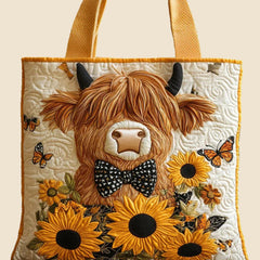 Bolso Vaca Highland Girasoles