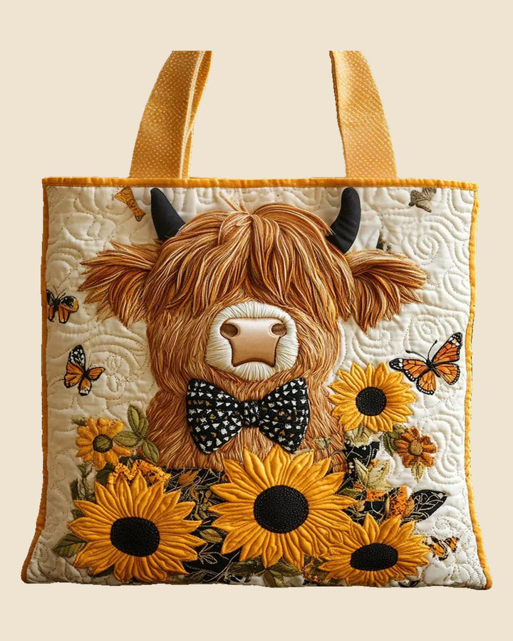 Bolso Vaca Highland Girasoles