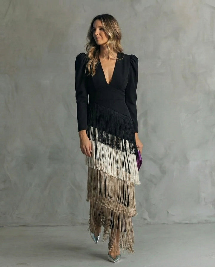 Alicia - Vestido midi elegante