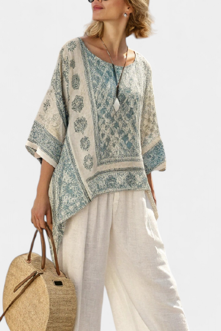 Lucia - Conjunto vintage estampado