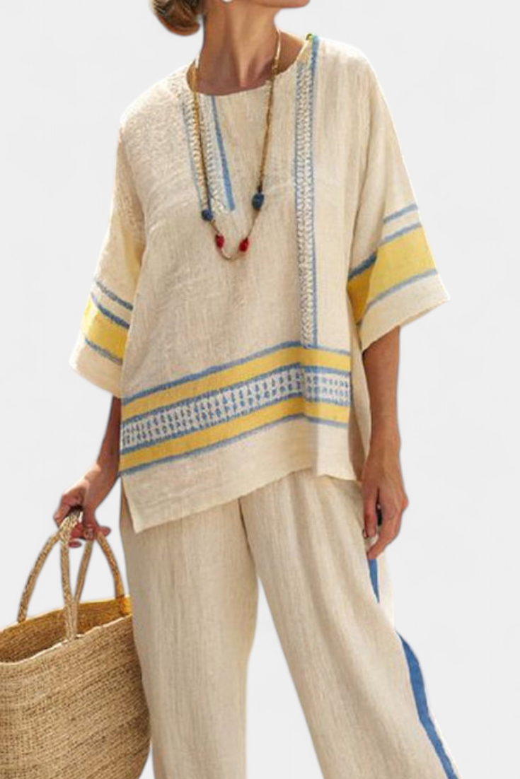 Francisca - Conjunto maxi bordado