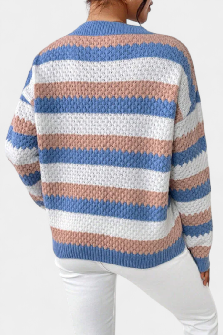 Lorena - Jersey oversized cuello redondo