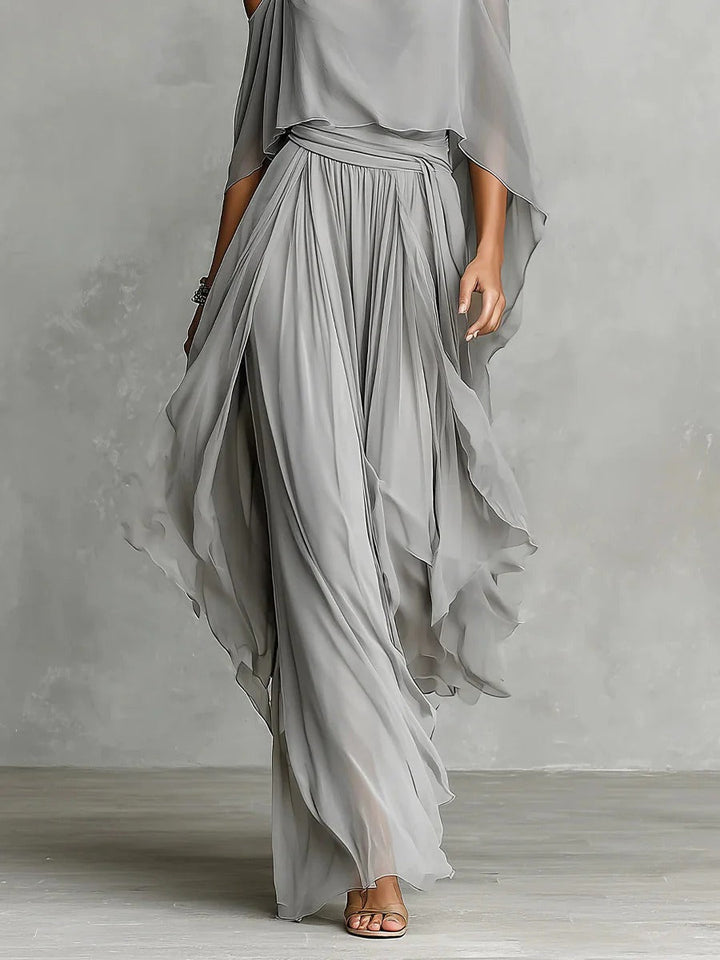 Sofia - Conjunto fluido gris