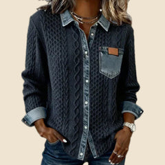 Laura - Blusa trenzado de punto