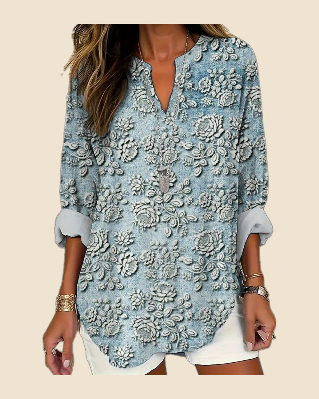 Laura - Blusa vintage escote