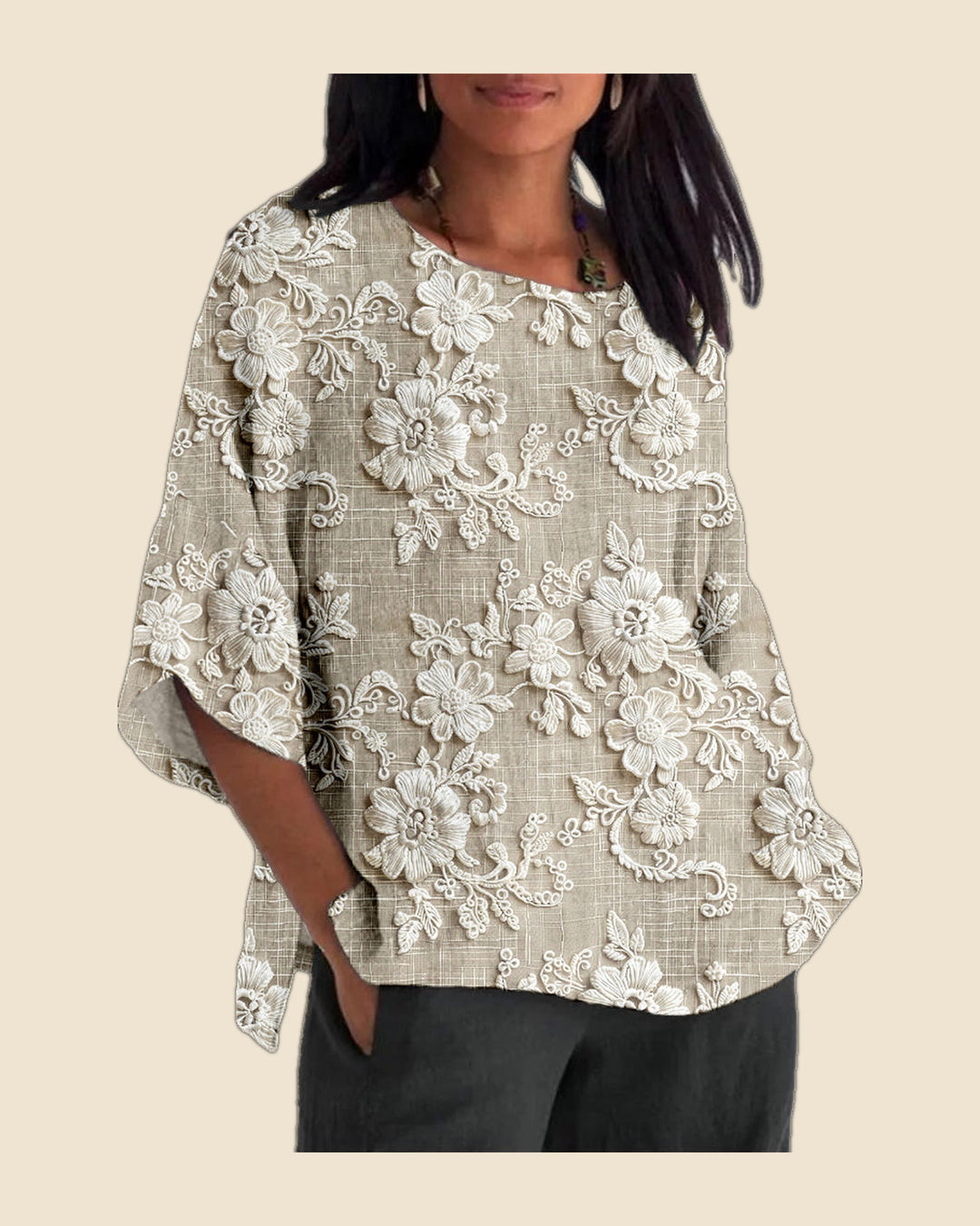 Lorena - Blusa suelto estampado