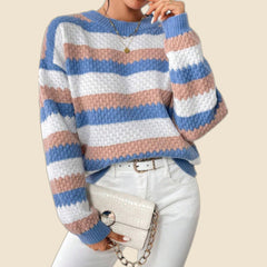 Lorena - Jersey oversized cuello redondo