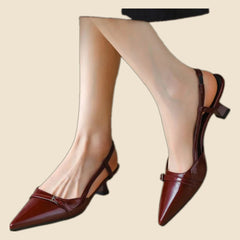 Marta - Tacones elegante de cuero