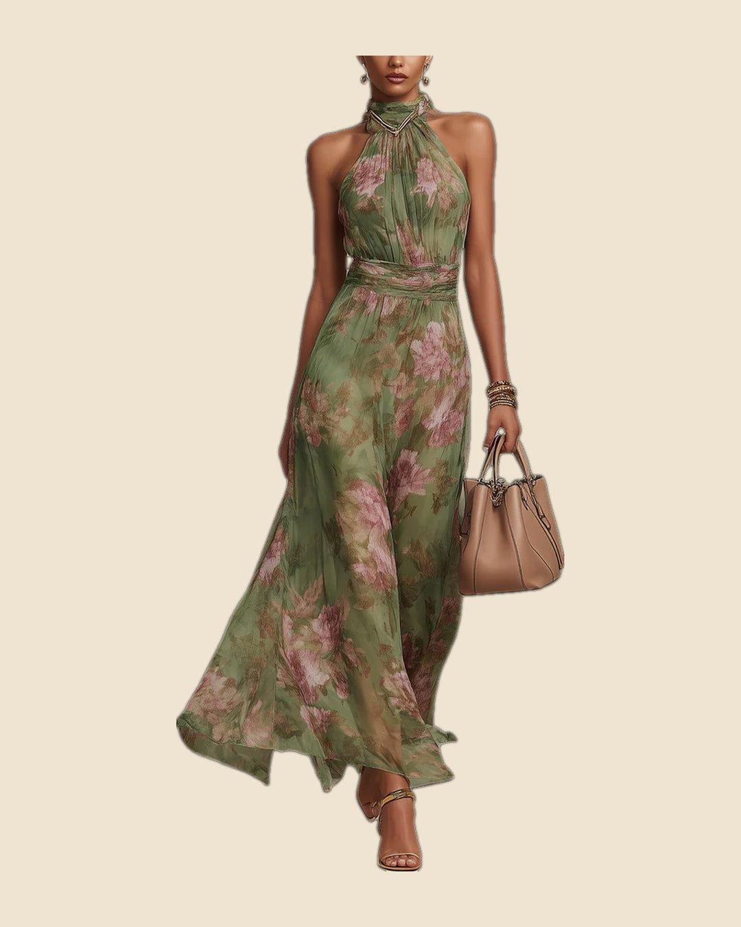 Marta - Vestido largo floral