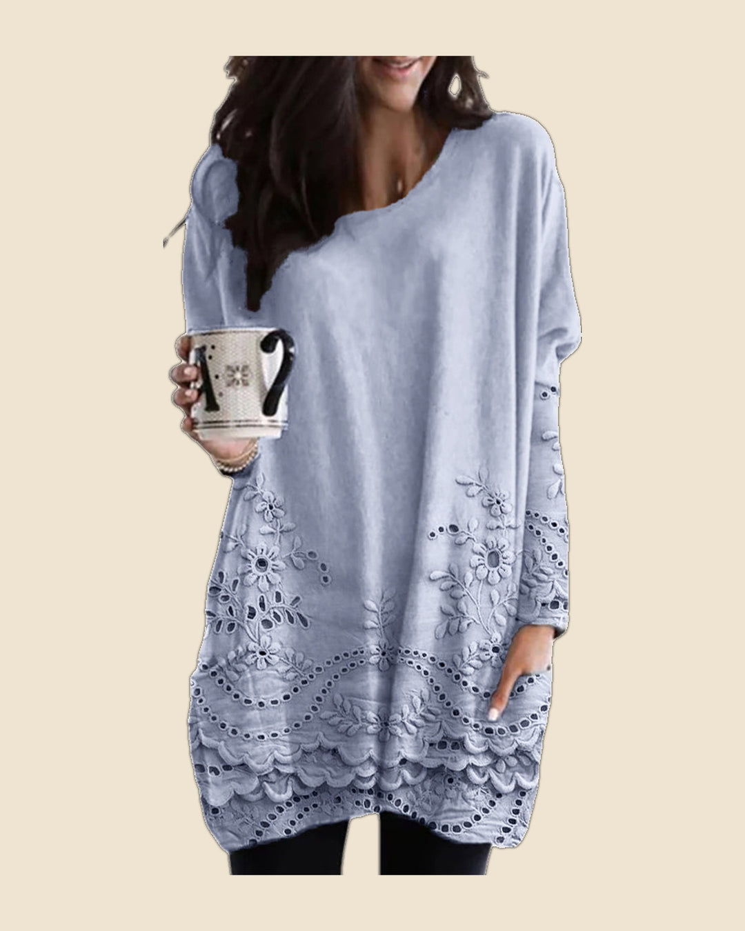 Natalia - Jersey suelto floral