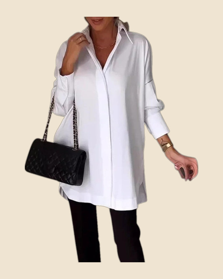 Rosa - Blusa holgado manga larga