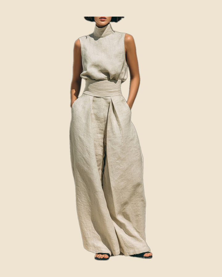 Rosa - Conjunto holgado sin mangas
