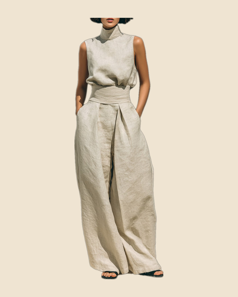 Rosa - Conjunto holgado sin mangas