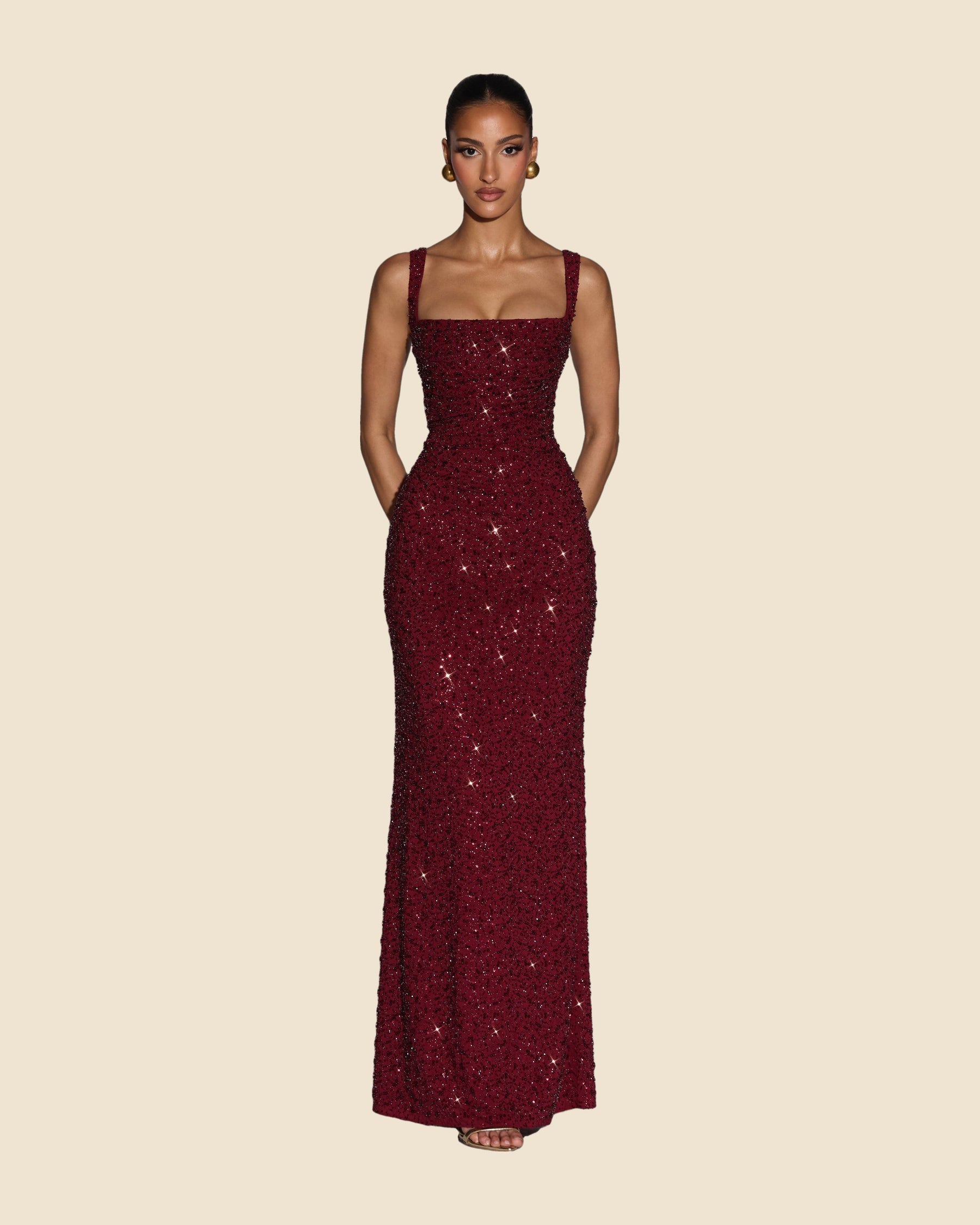 Rosa - Vestido de gasa