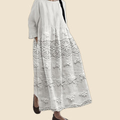 Rosa - Vestido suelto escote