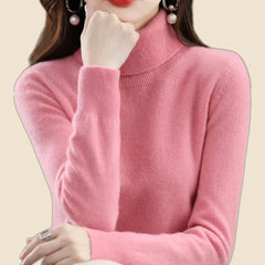 Sandra - Jersey basico cuello alto