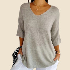 Sandra - Jersey elegante cuello en v