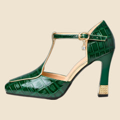 Sara - Tacones elegante estampado