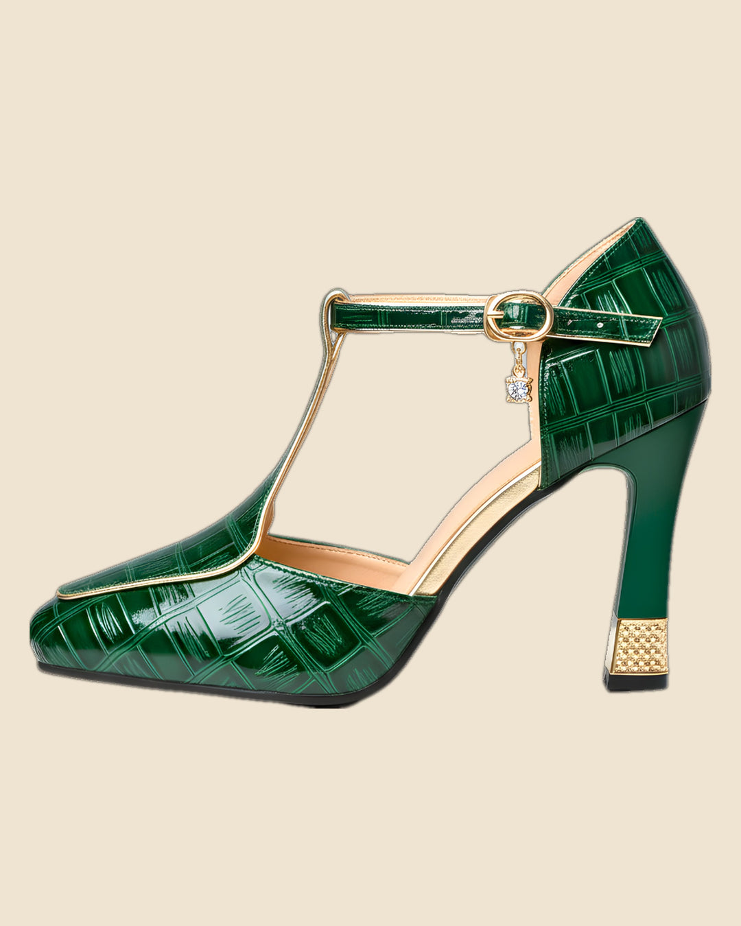 Sara - Tacones elegante estampado