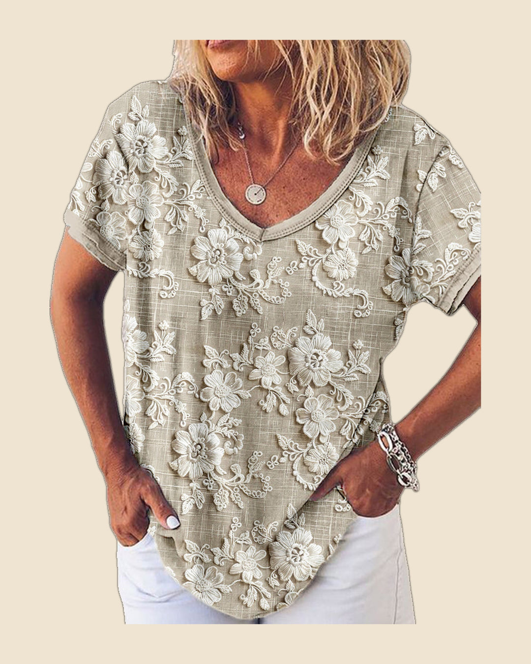 Silvia - Blusa corto suelto