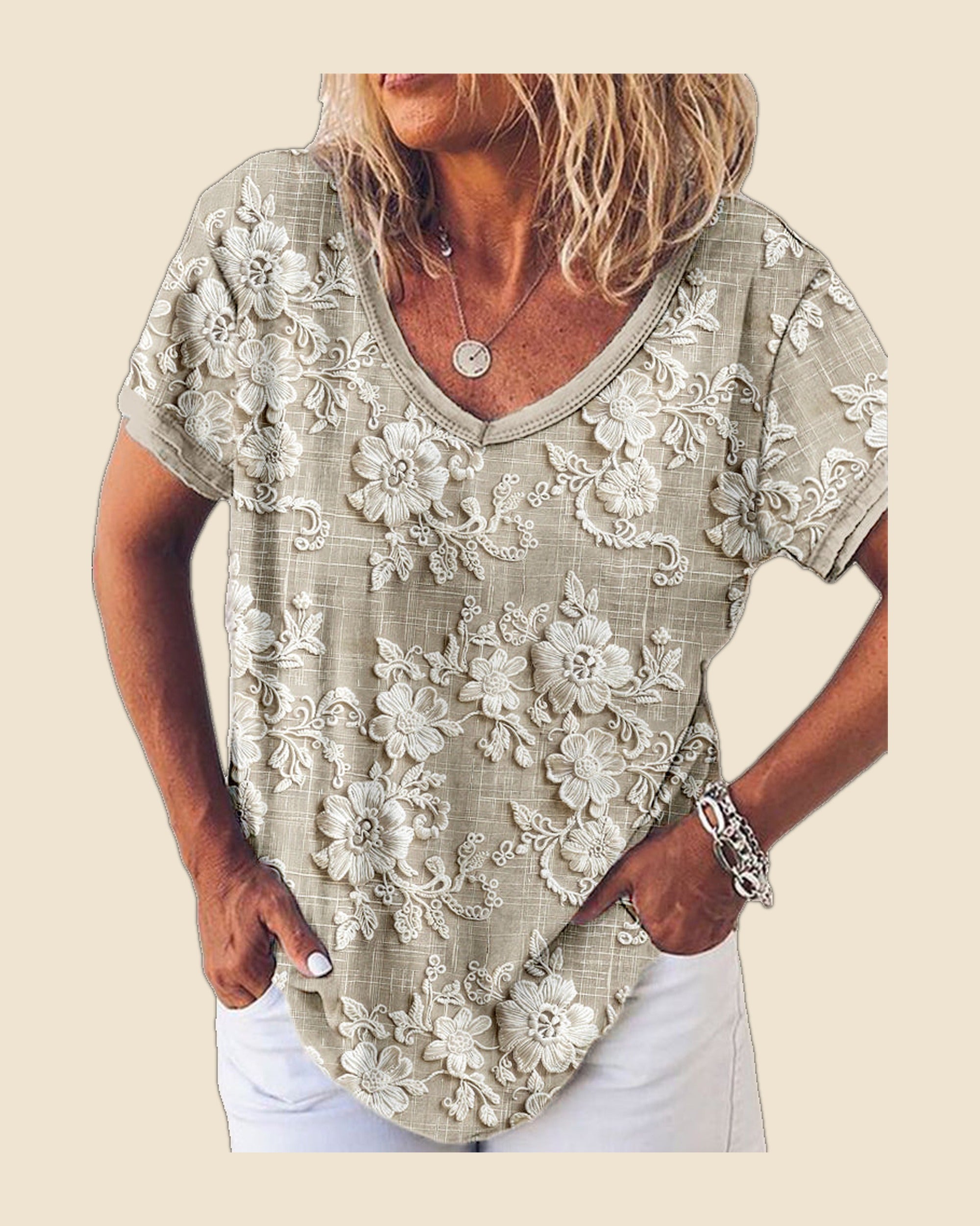 Silvia - Blusa corto suelto