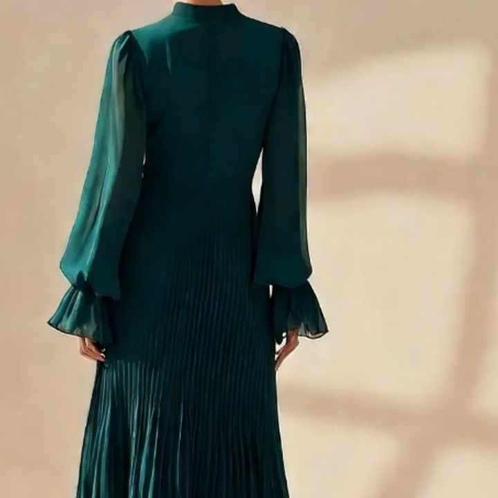 Pilar - Vestido midi plisado