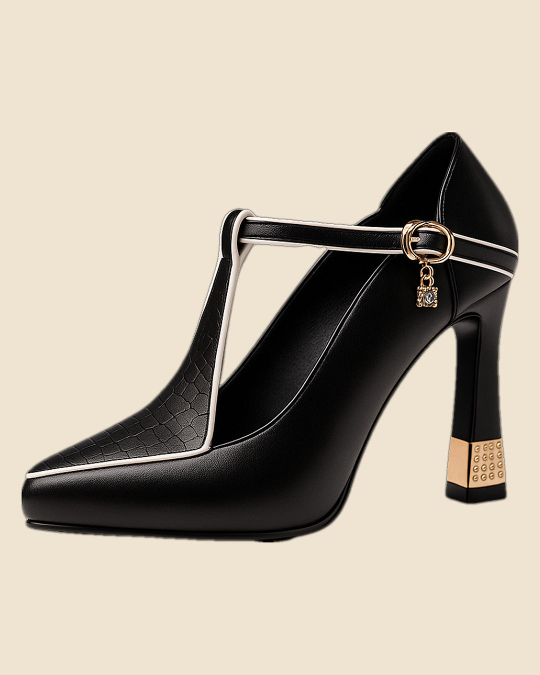 Yolanda - Tacones elegante de cuero